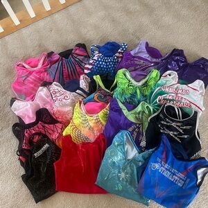 Adult small gymnastics leotards